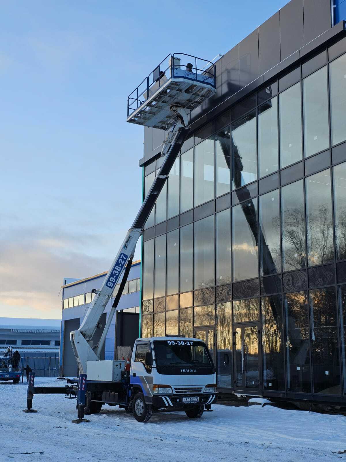 Фото работы автовышки